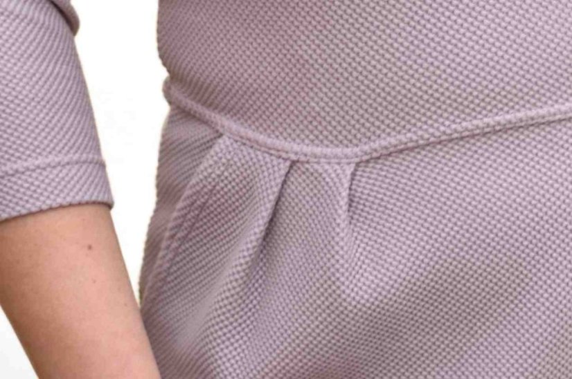 Šaty 3Dé TERKIE Lila kouřové - Barva: Lila kouřová, Velikost: S