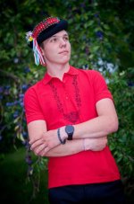 Polokošile pánská červená