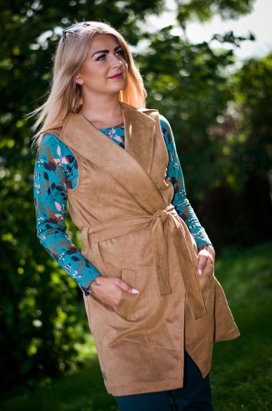 Vesta "jako KŮŽE" - Velikosti skladem: UNI VELIKOST XS -XL