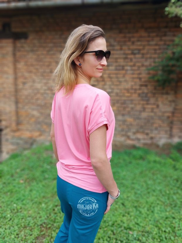 Tunika bambus pink - Velikosti skladem: M