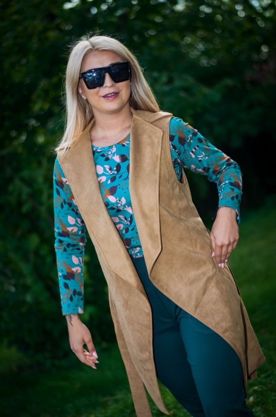 Vesta "jako KŮŽE" - Velikosti skladem: UNI VELIKOST XS -XL