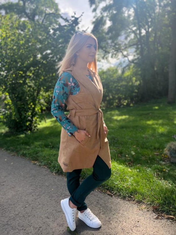 Bonnie -  lahvově zelené - Velikosti skladem: M