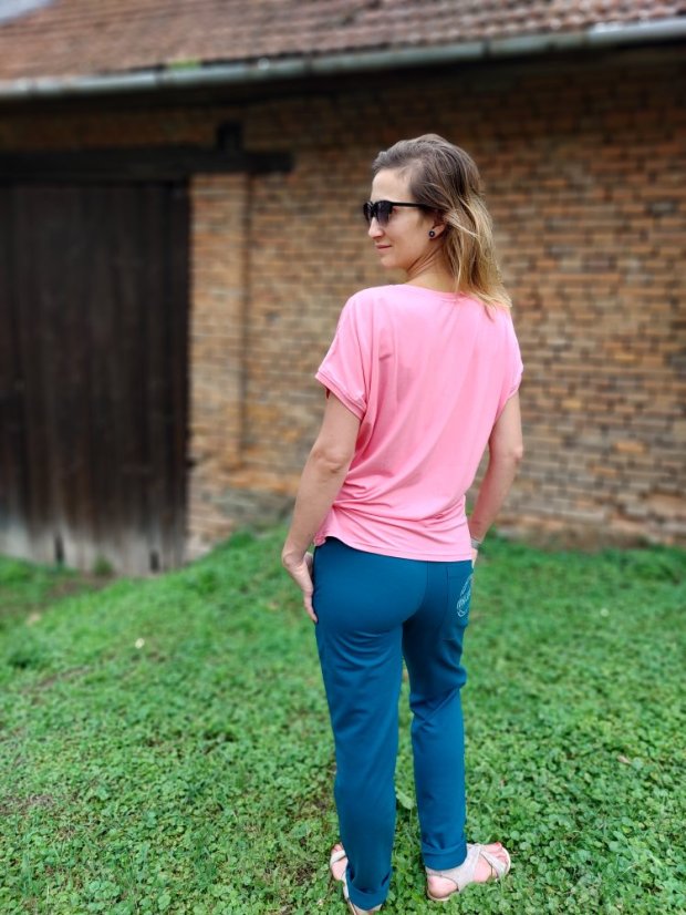 Tunika bambus pink - Velikosti skladem: M