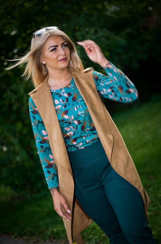 Vesta "jako KŮŽE" - Velikosti skladem: UNI VELIKOST XS -XL