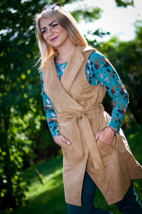 Vesta "jako KŮŽE" - Velikosti skladem: UNI VELIKOST XS -XL