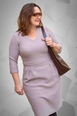 Šaty 3Dé TERKIE Lila kouřové
