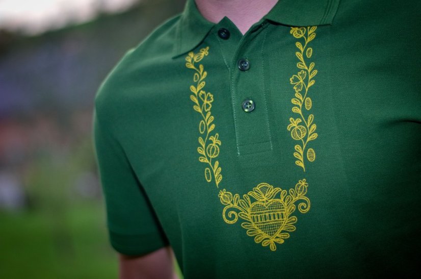 Polokošile pánská zelená - Barva: Zelená, Velikost: S