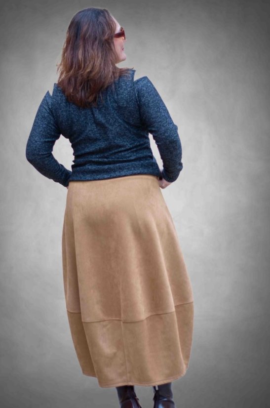 Sukně LENKIE Mocca mouse - Barva: Mocca mouse, Velikost: M-L