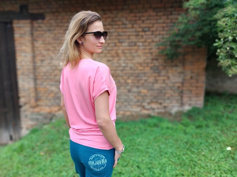Tunika bambus pink - Velikosti skladem: M