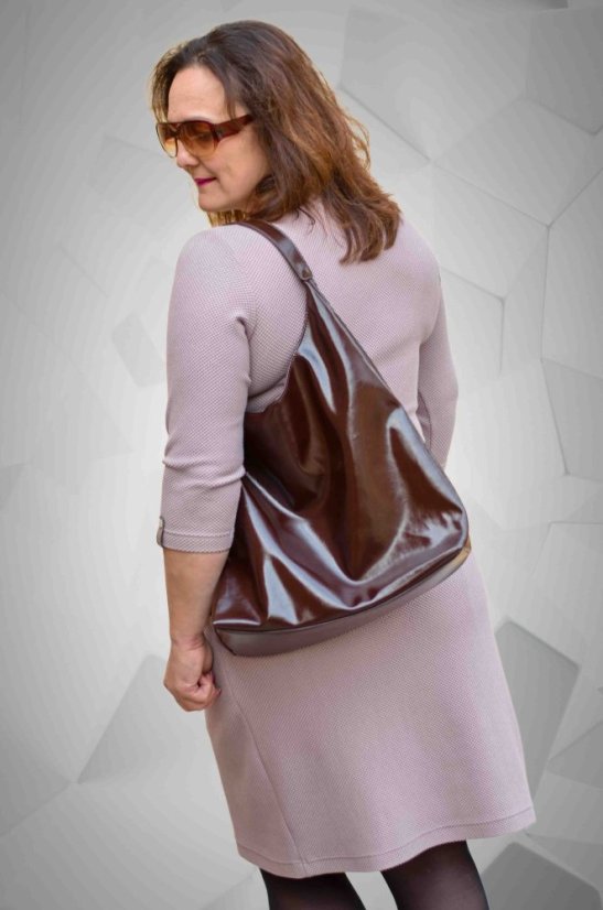 Šaty 3Dé TERKIE Lila kouřové - Barva: Lila kouřová, Velikost: S